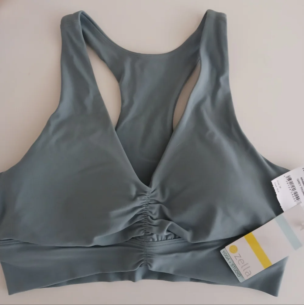 Zella Grey Thunder Legging and Sports Bra Set - Picture 2 of 11